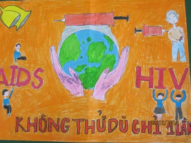 Painting contest launched to prevent discrimination hinh anh 1