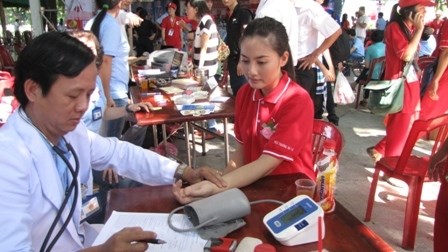 The Red Journey attracts over 1,000 donors in Ba Ria-Vung Tau hinh anh 1