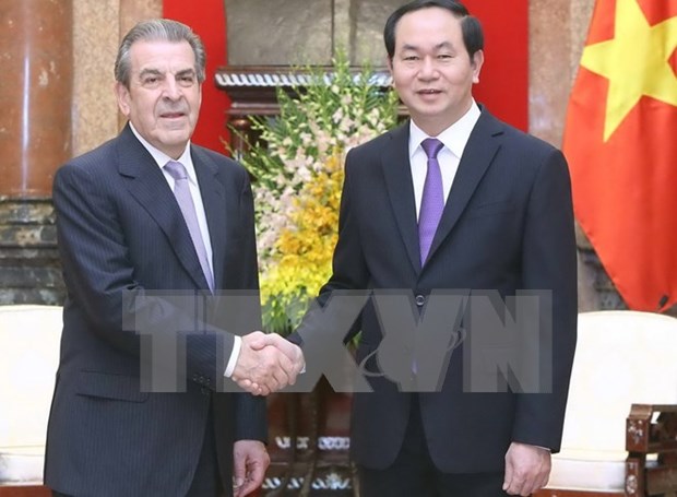 President welcomes Chilean guest hinh anh 1