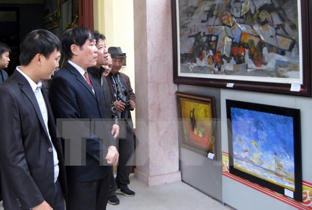 First Vietnam-RoK contemporary art exhibition opens hinh anh 1