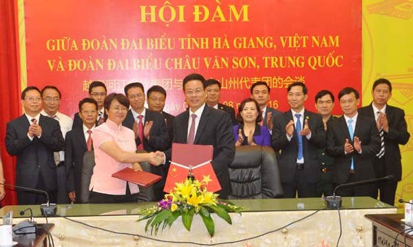 Ha Giang, Chinese locality look to boost ties hinh anh 1