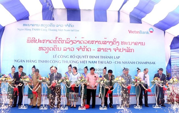 Vietinbank Laos opens branch in Champasak hinh anh 1
