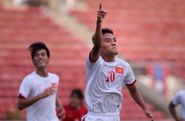 U19 Vietnam beat Singpore 6-0 at AFF event hinh anh 1