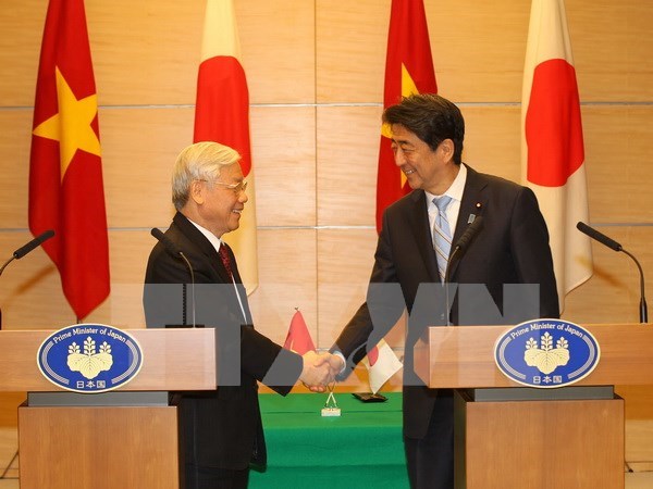 Statement stresses resolve to strengthen Vietnam-Japan relations hinh anh 1