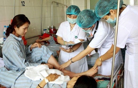 Dengue patients overwhelm hospital for tropical diseases hinh anh 1