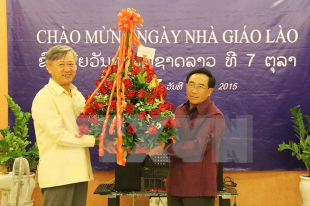 Ceremony held to mark Lao teachers’ day hinh anh 1