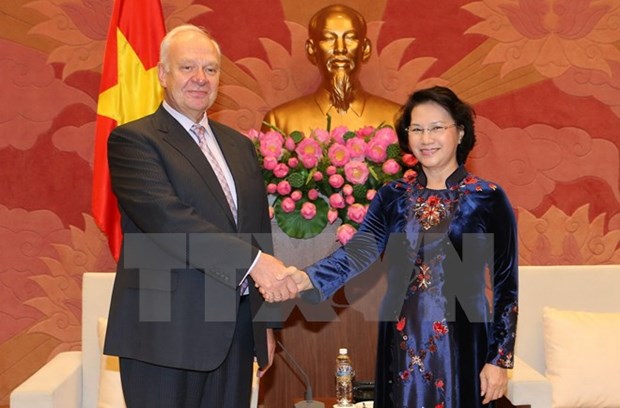 NA leader hopes for Russian diplomat’s contributions to bilateral ties hinh anh 1