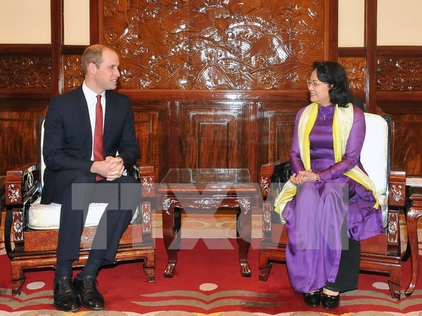 Vice President meets UK Prince hinh anh 1