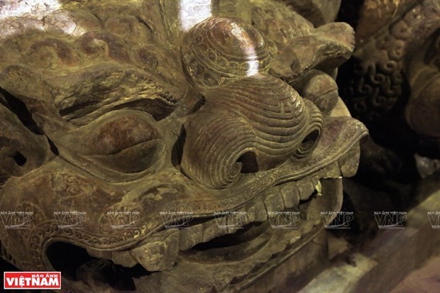 Stone lion statues - Symbol of stone sculpture art of Ly Dynasty hinh anh 1