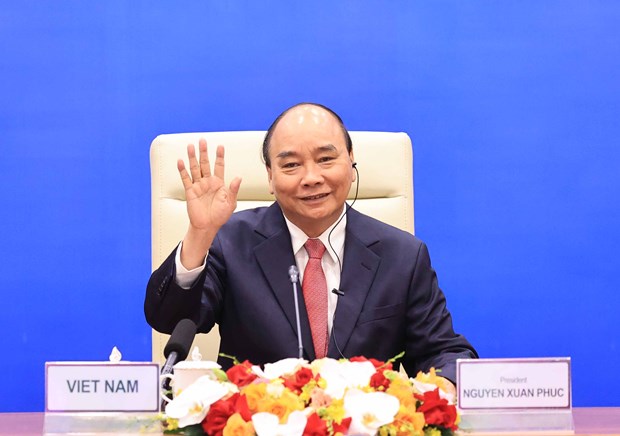 Remarks by President Nguyen Xuan Phuc at APEC Informal Leaders Retreat hinh anh 1