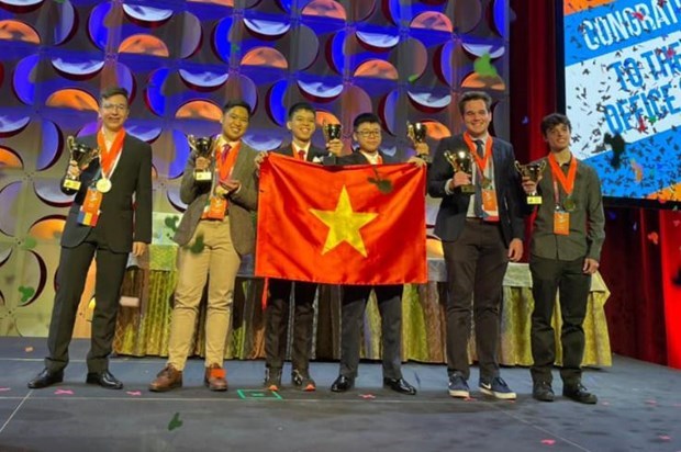 Vietnam ranks first at MOS World Championship hinh anh 1