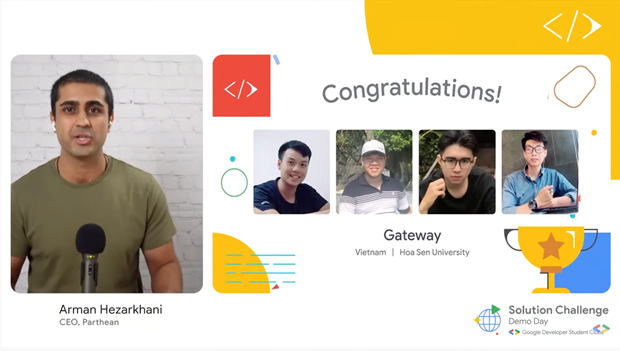 Vietnamese team wins Google Solution Challenge 2022 for first time hinh anh 1