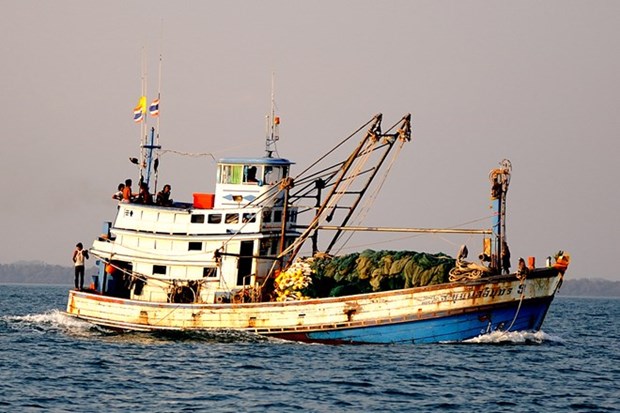 Thai boats arrested for illegally fishing in Vietnam’s waters hinh anh 1