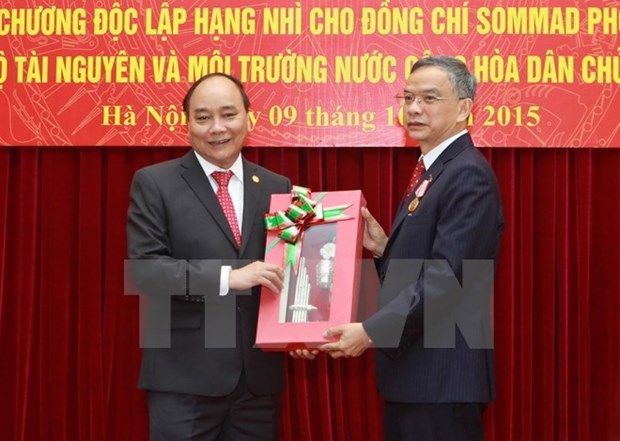 Vietnam’s Independence Order for Lao Minister hinh anh 1