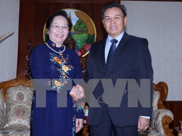 Vice President asks for Lao NA’s support of Vietnamese investors hinh anh 1