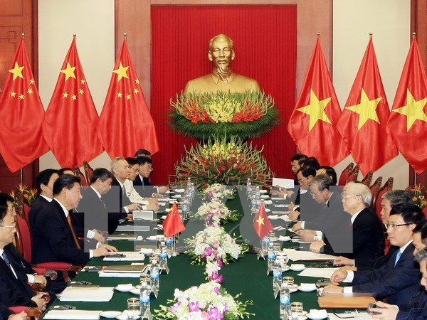 Vietnam, China vow to deepen partnership hinh anh 1