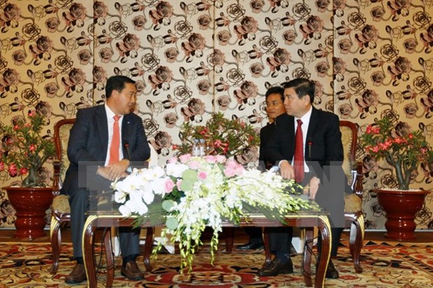 HCM City leader receives Cambodian People’s Party delegation hinh anh 1