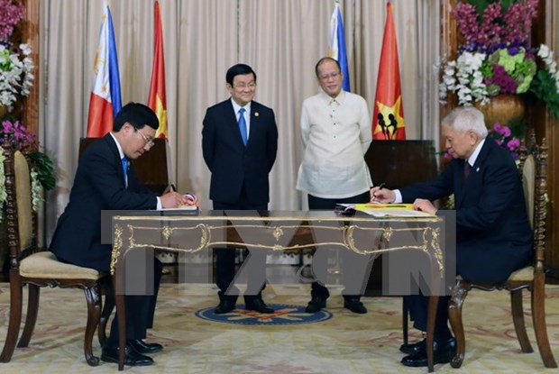Vietnam, Philippines issue joint statement on strategic partnership hinh anh 1