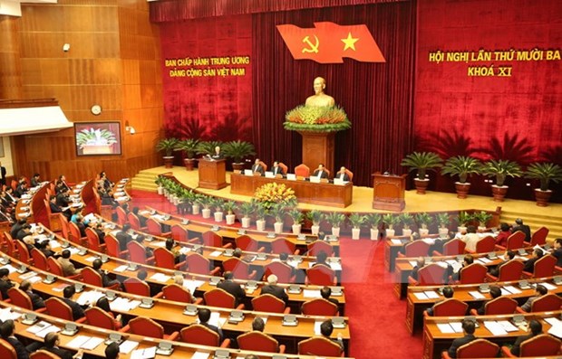 Party Central Committee focuses on feedback on draft political report hinh anh 1
