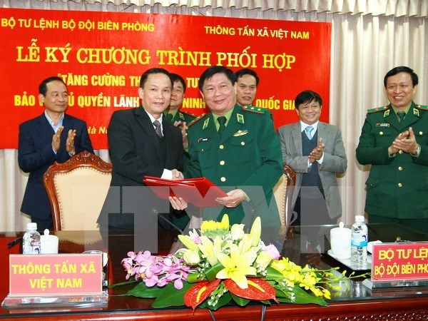 Vietnam News Agency to increase coverage of border security hinh anh 1