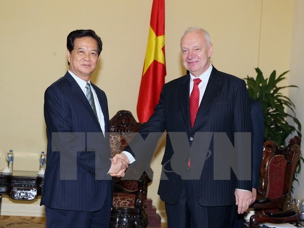 Russian ambassador reviews 2015 bilateral ties with Vietnam hinh anh 1