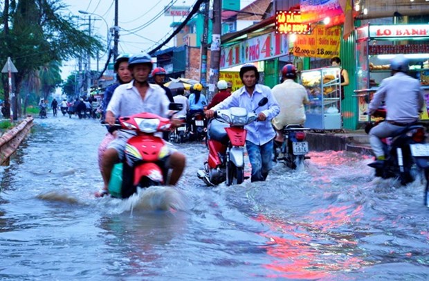 HCM City spends 437 million USD combating floods hinh anh 1