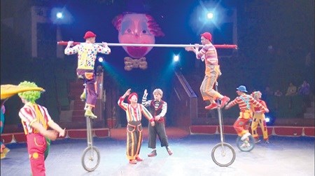 Mongolian, Lao, Vietnamese circus artists begin festival hinh anh 1