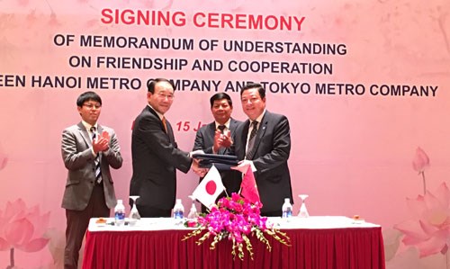 Hanoi, Japan cooperate in urban railway development hinh anh 1