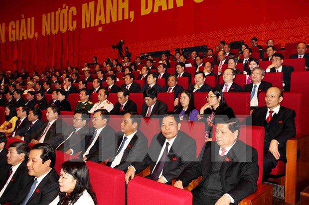 Delegates appreciate report on 12th Party Congress documents hinh anh 1