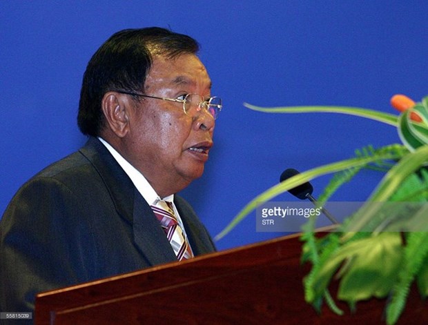 Bounnhang Vorachith elected Lao Party chief hinh anh 1