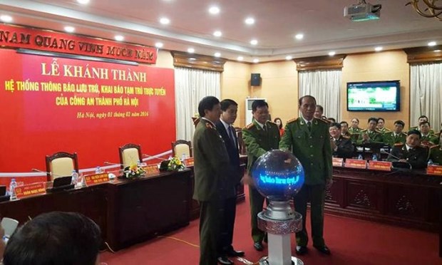 Hanoi launches online staying notification system hinh anh 1