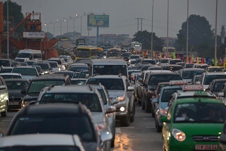 Toll station congestion increasing hinh anh 1