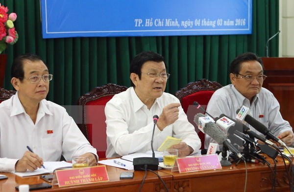 President listens to concern over business competition hinh anh 1