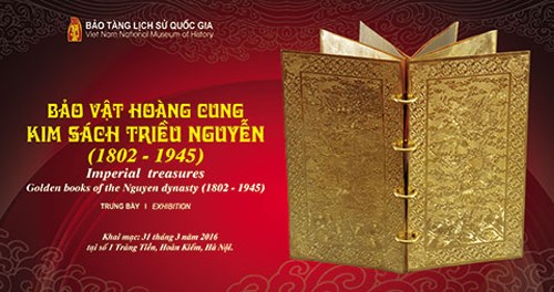 Nguyen Dynasty’s gold books to be showcased in Hanoi hinh anh 1