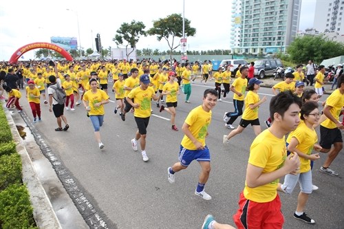 Runners prepare for annual Da Nang International Marathon hinh anh 1