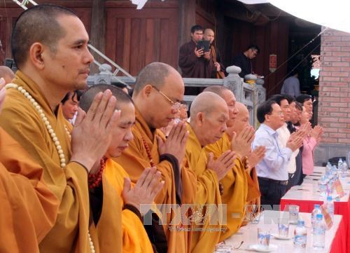 Vietnam Buddhist Sangha holds requiem for martyrs in Cao Bang hinh anh 1