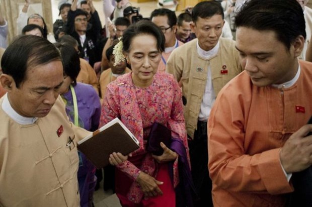 Myanmar parliament's first session ends hinh anh 1