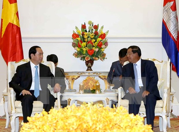 Vietnam, Cambodia issue Joint Statement hinh anh 1