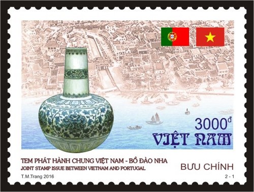 Joint issue of Vietnam-Portugal stamps released hinh anh 1