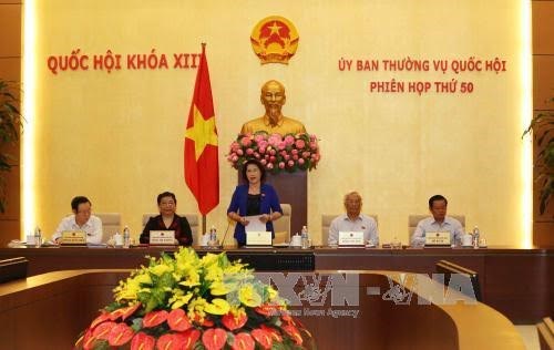 13th NA Standing Committee convenes 50th session hinh anh 1