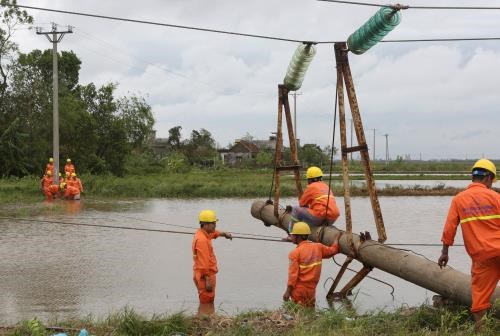 Over 4,700 power stations still face storm-caused outage hinh anh 1