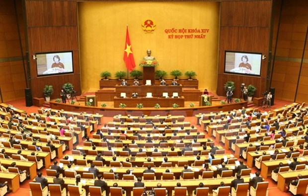 14th National Assembly’s first session wraps up hinh anh 1