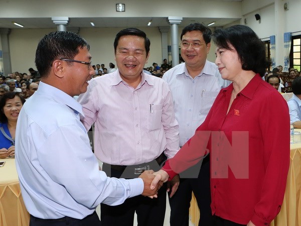 Top legislator meets with Can Tho voters hinh anh 1