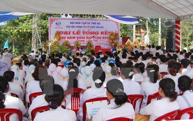 Cao Dai sect holds the religion’s 90th founding anniversary hinh anh 1