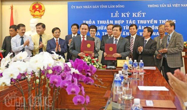 Vietnam News Agency, Lam Dong ink cooperation agreement hinh anh 1