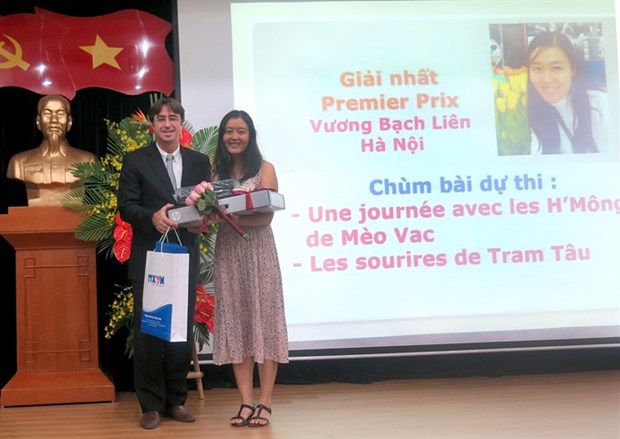 Winner found for Young Francophone Reporters contest hinh anh 1