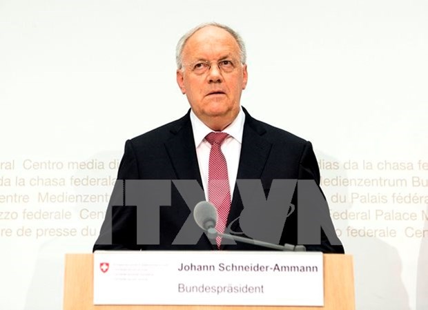 Swiss President hopes for early signing of EFTA-Vietnam FTA hinh anh 1