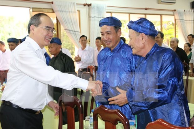 VFF leader attends great national unity festive day in An Giang hinh anh 1