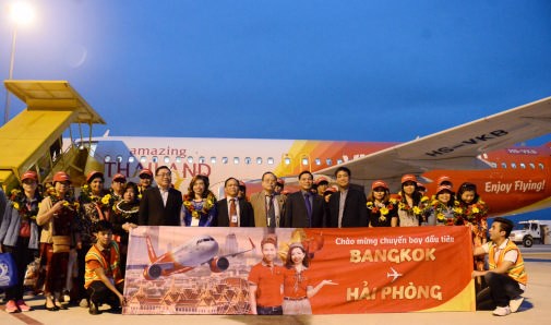 Vietjet inaugurates new route from Hai Phong to Bangkok hinh anh 1