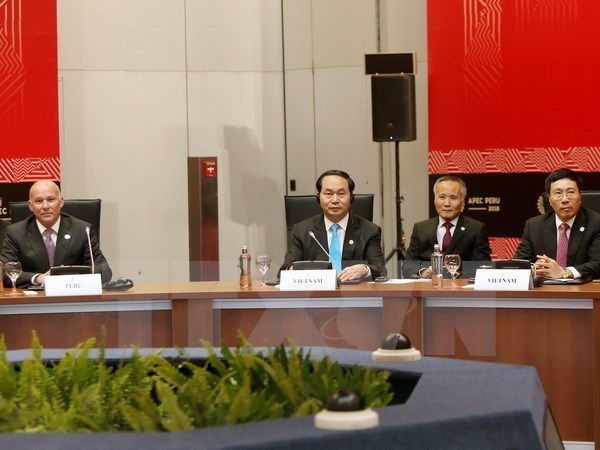 Vietnamese President attends APEC High-Level Week hinh anh 1